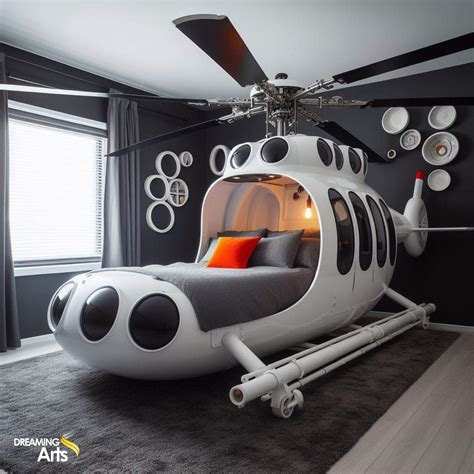 Helicopter Bed: A Unique Bed Inspired By A Helicopter