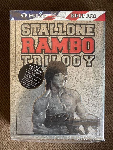 Rambo Trilogy Special Edition Dvd Collection First Blood Rambo