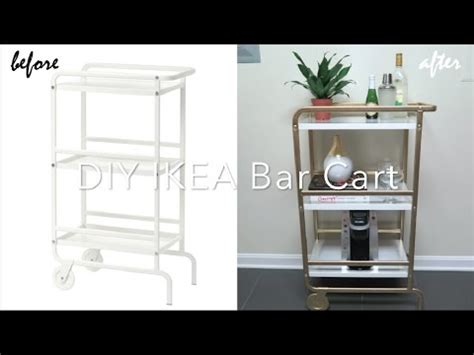 IKEA Hack DIY Bar Cart YouTube