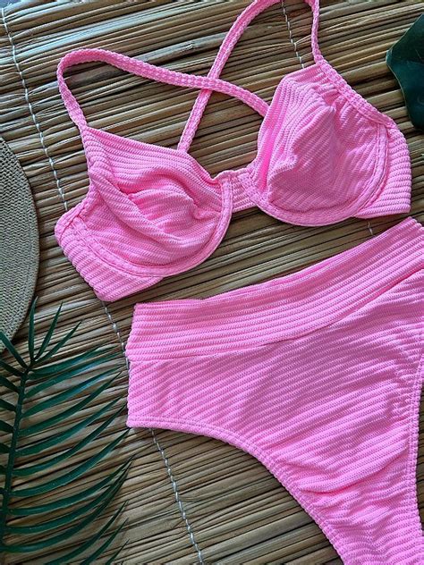 BIQUINI MARINA HOT PANTS ROSA BARBIE Closet Das 2
