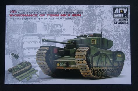 Afv Club Churchill Mk Iii With Qf Mm Mk V Gun Kit No S