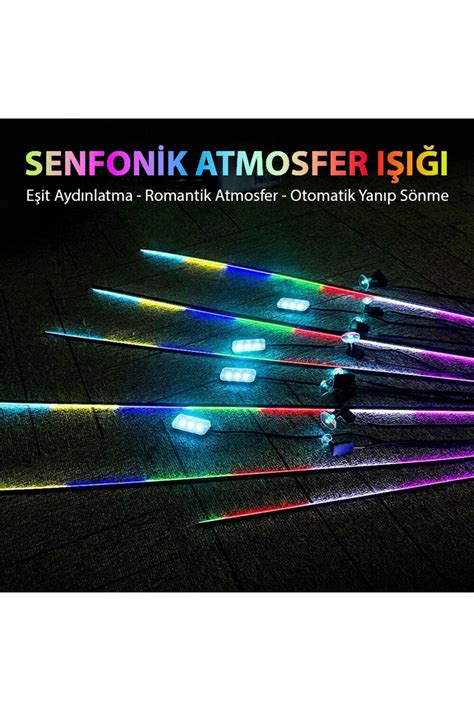 point marketing Araç İçi Atmosfer Ambiyans Led Neon RGB App Kontrollü