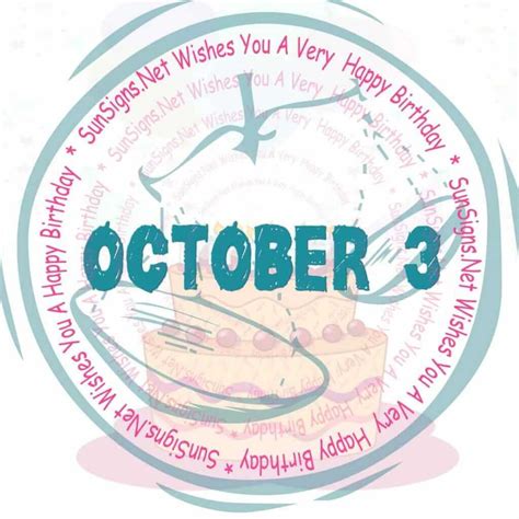 October 3 Zodiac is Libra, Birthdays and Horoscope - SunSigns.Net