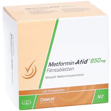 Metformin Atid® 850 mg 120 St mit dem E-Rezept kaufen - Shop Apotheke