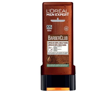 Men Expert Barber Club Gel Ducha Aceite Esencial Cuidado De La Barba L