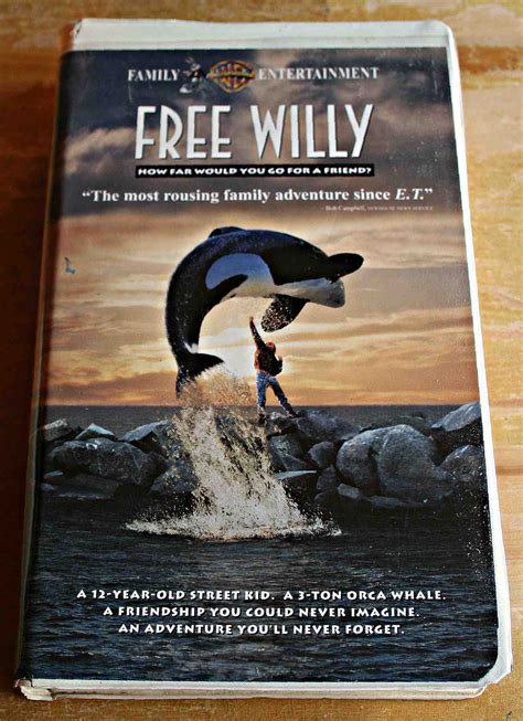 Free Willy, 1993 VHS, 1993 Jason James Richter, August ...