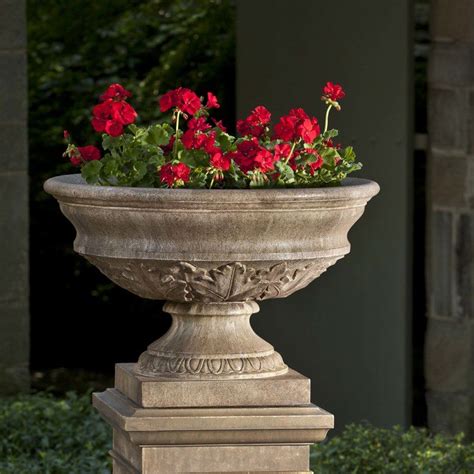 Stone Pedestal Urn Planter Cedar Planter Box Plastic Planter Boxes