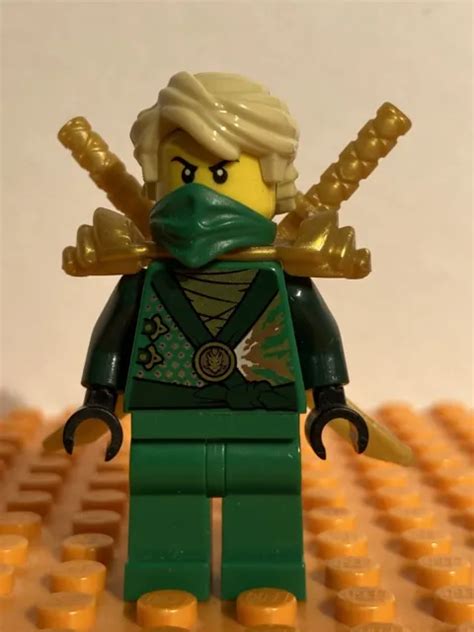 LEGO MINIFIGURE NINJAGO Njo087 Lloyd Techno Robe Pearl Gold Armour