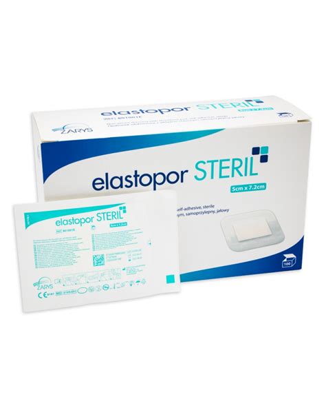 Opatrunek Z Wk Adem Ch Onnym Elastopor Steril X Cm