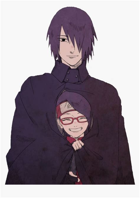 #sarada #sasuke #uchiha - Sasuke Uchiha And Sarada, HD Png Download ...