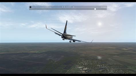 X Plane 11 B737 800 Zibo Mod Ryanair Livery DSA Approach Landing ILS