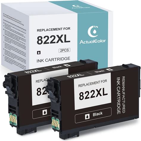 Actualcolor C 822 Xl Remanufactured Ink Cartridge Replacement For Epson 822xl Ink