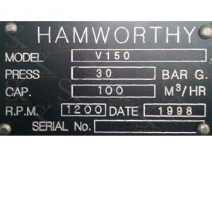 Hamworthy V Air Compressor