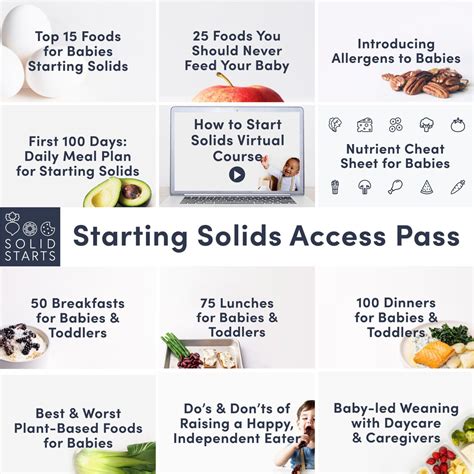 Guides Bundles For Introducing Solid Food To Babies Solid Starts