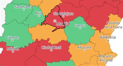 El mapa del coronavirus por provincias así avanzan los casos en España