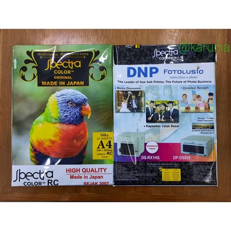 Jual Spectra Silky Photo Paper A4 Kertas Photo Isi 20 Lembar Shopee