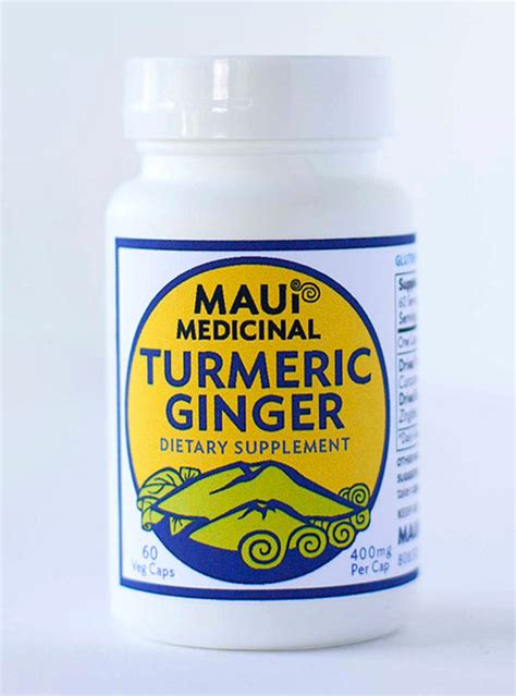 Turmeric Plus Ginger Vcaps Arthritis Gout Inflammation Digestion