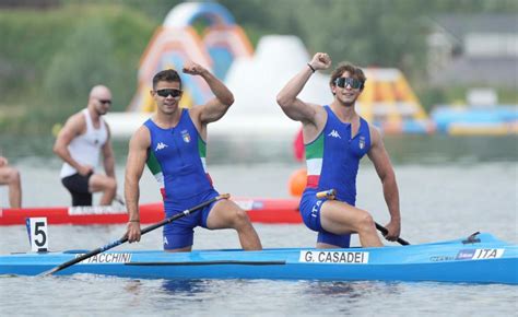 Canoa velocità Mondiali Duisburg 2023 pass olimpico per l Italia nel