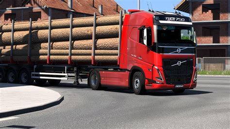 ETS 2 Volvo FH 2022 Transporting Logs From Cologne Part 2 YouTube