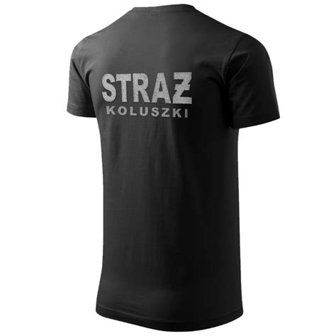 Koszulki strażackie T shirt HaftProjekt