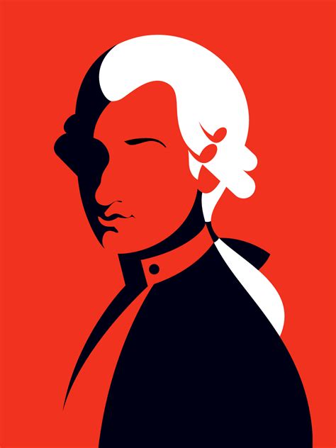 Mostly Mozart Malika Favre Vector Portrait Illustration Vector