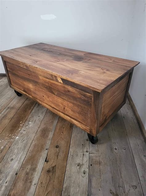 Lift Top Coffee Table Blanket Chest Coffee Tablehope Chest Etsy