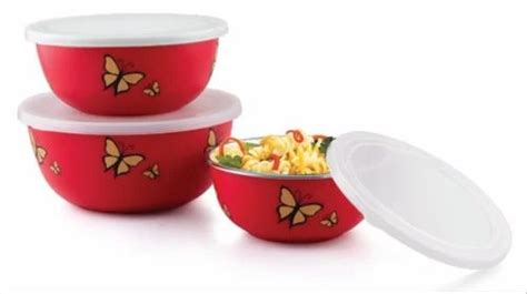 Modern Stainless Steel Plastic Euro Printed Bowls Add Style To Your