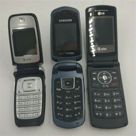 Flip Cell Phones Samsung LG Nokia Lot Of 3 As Is Untested EBay