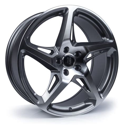 19x85 River R4 5x112 Et45 Cb731 Gunmetal Polished Face Dare