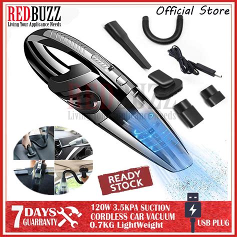 REDBUZZ Rechargeable Wireless Cordless Vacuum Cleaner Portable Handheld