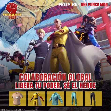 Free Fire X One Punch Man Saitama Llega Al Battle Royale De Garena