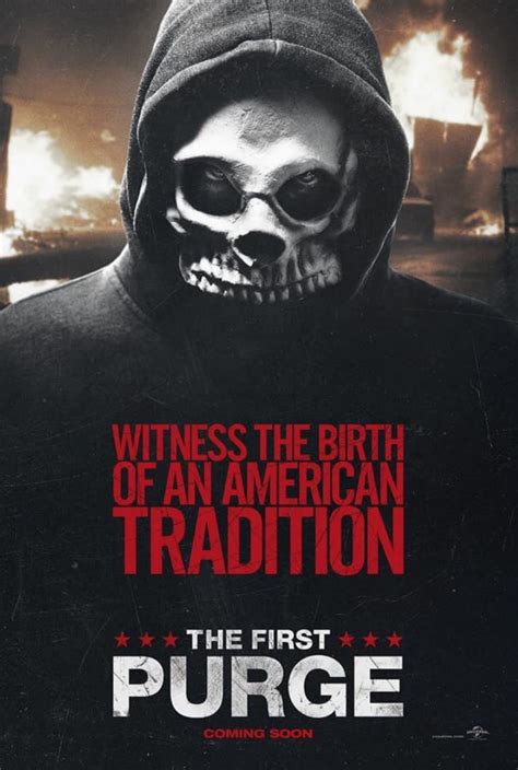 The PURGE Creepy Mask Tradition Continues In New THE FIRST PURGE Posters | Birth.Movies.Death.