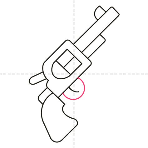 How To Draw A Pistol In (10) Easy Steps For Kids