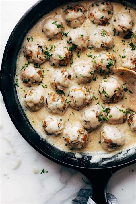 Vegetarian Swedish Meatballs Recipe Pinch Of Yum