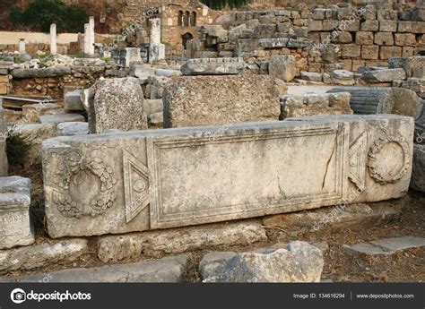 Ruins in Corinth, Greece Stock Photo by ©pgkirich 134616294