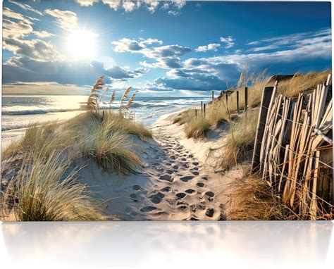 Weg Zum Strand Leinwand Bild Nordsee Ostsee Sylt Wandbild Kunst