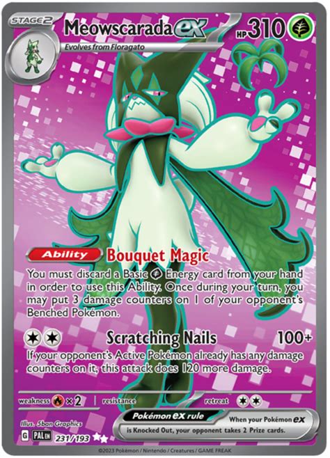 Meowscarada ex Paldea Evolved Pokémon CardTrader