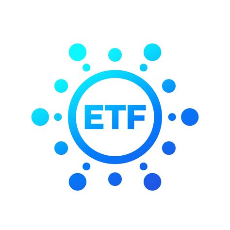 Etf Icon Exchange Traded Funds Vector Design Vector Art At