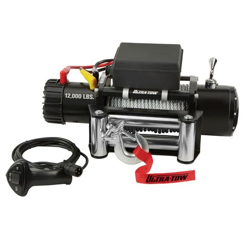 Ironton 12 Volt DC Powered Electric ATV Winch 5000 Lb Capacity Steel