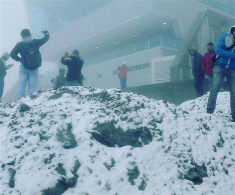 Así nevó en el Pico Espejo de Mérida Diario La Verdad de Vargas