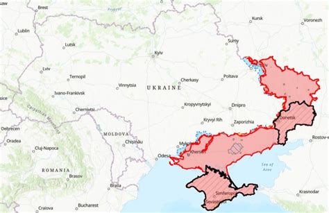 Map Shows Verifiable Progress In Ukraine Counteroffensive Isw