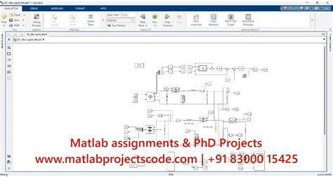 Dc Microgrid Matlab Simulink Simulation Model Matlab Simulink Model