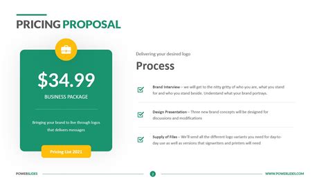 Pricing Proposal Template Slides Powerslides