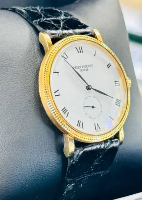 Orologio Patek Philippe Calatrava J Oro Giallo K Mm Quadrante