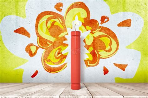 Dynamite Explosion Cartoon Illustration Stock Vector - Illustration of ...