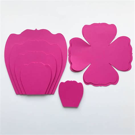 Giant Paper Flower Templates