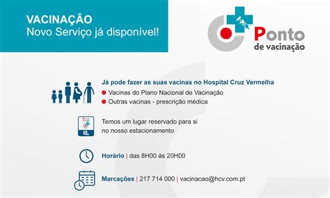 Novo Servi O De Vacina O Dispon Vel Hospital Cruz Vermelha