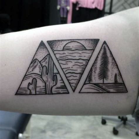 Top 87 Triangle Tattoo Ideas [2021 Inspiration Guide] Triangle Tattoo