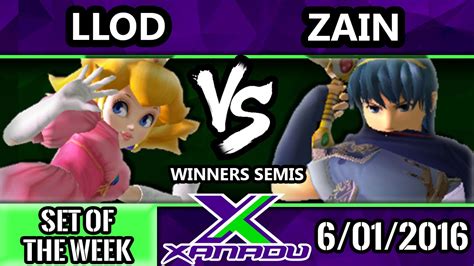 S X 152 Zain Marth Vs LloD Peach SSBM Winners Semis Smash