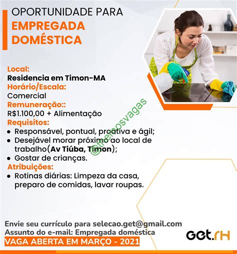 Empregada Domestica Vagas De Emprego No Brasil Lucox Cl